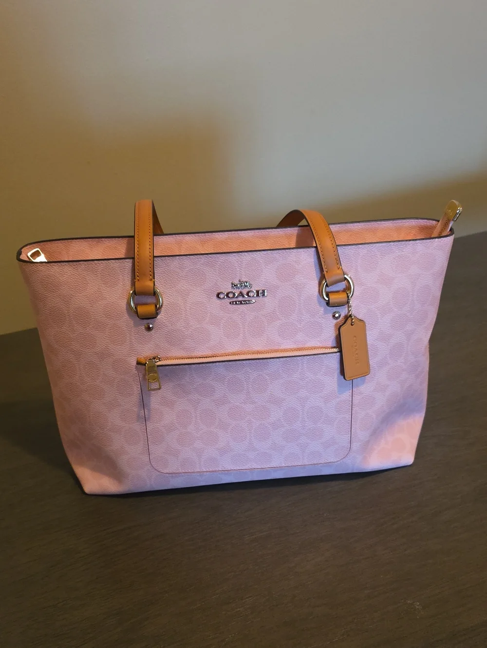 Coach Outlet Station Tote Bag In Signature Canvas. Powder Pink 2026. - Picture 4 of 12